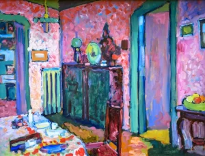 Interior (My Dining Room) by Wassily Kandinsky