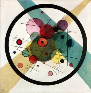 Circles In A Circle, 1923 by Wassily Kandinsky