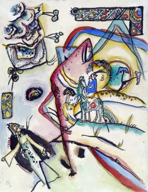The Horseman by Wassily Kandinsky