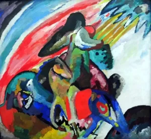 Improvisation 12 (Rider) by Wassily Kandinsky