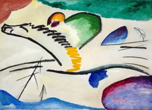 The Rider (Lyrical) by Wassily Kandinsky