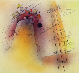 Aglow (Aufglühen) by Wassily Kandinsky
