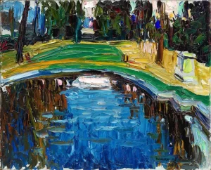 Pond In The Park by Wassily Kandinsky