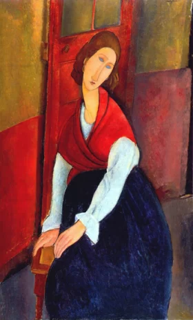 Portrait of Jeanne Hébuterne by Amedeo Modigliani