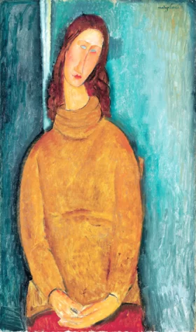 Portrait of Jeanne Hébuterne 1919 by Amedeo Modigliani