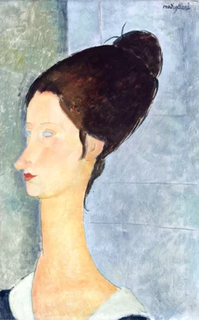 Portrait De Jeanne Hébuterne 1918 by Amedeo Modigliani