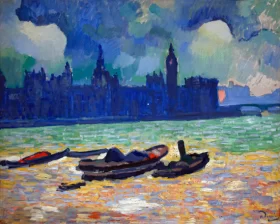 The Palace of Westminster by André Derain
