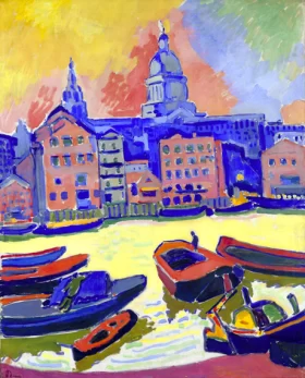 St. Paul's Cathedral seen from the Thames by André Derain