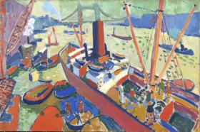 The Pool of London by André Derain