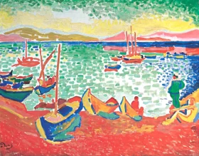 Bateaux dans le Port de Collioure by André Derain