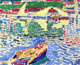 Barques au port de Collioure by André Derain