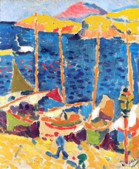 Bateaux au Port de Collioure by André Derain