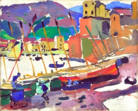 Le port de Collioure by André Derain