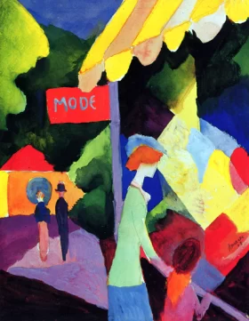 Modefenster by August Macke