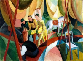 Circus 1913 by August Macke