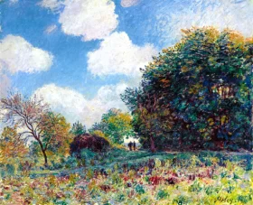 Chemin à L'entrée D'un Bois by Alfred Sisley