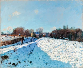 Effet de Neige à Louveciennes by Alfred Sisley