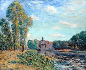 Fin D'après-Midi à Moret 1891 by Alfred Sisley