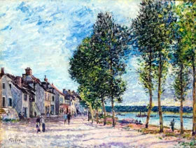 La Seine à Bougival by Alfred Sisley