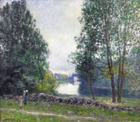 Bords Du Loing by Alfred Sisley