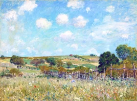 Meadow 1874 by Alfred Sisley