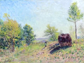 Dans Le Bois au Printemps by Alfred Sisley