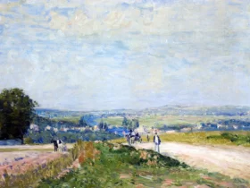 Le Chemin de Montbuisson à Louveciennes by Alfred Sisley