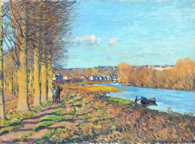 Winter Morning 1874 by Alfred Sisley