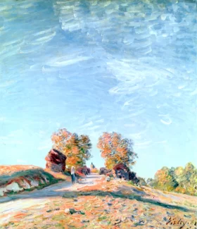 Hill Path in Sunlight, 1892 by Alfred Sisley