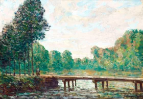 Petit Pont Sur L'orvanne by Alfred Sisley
