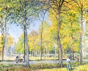 The Bois de Boulogne by Alfred Sisley