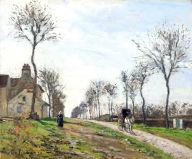 Road to Marly 1870 by Alfred Sisley