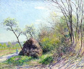Edge of the Forest Sablones, 1884, 85 by Alfred Sisley