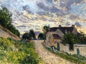 A Path in Louveciennes, 1876 by Alfred Sisley