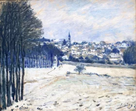 Snow at Marly Le Roi 1875 by Alfred Sisley