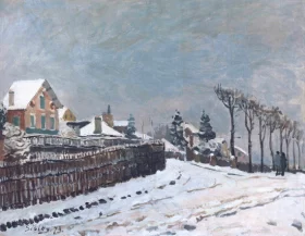 Snow at Louveciennes 1873 by Alfred Sisley