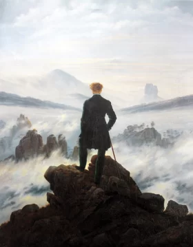 Wanderer above the Sea of Fog 1818 by Caspar David Friedrich