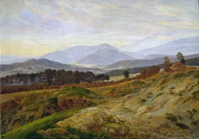 Riesengebirge Landscape 1835 by Caspar David Friedrich