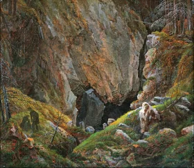 Rock Canyon in the Harz 1811 by Caspar David Friedrich