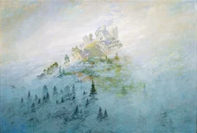 Morning mist in the mountains 1808 by Caspar David Friedrich