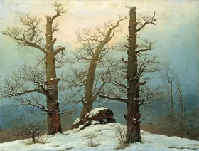 Cairn in Snow 1807 by Caspar David Friedrich