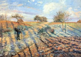 White Frost 1873 by Camille Pissarro