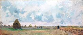 Les Quatre Saisons-L'automne 1872 by Camille Pissarro