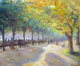 Hyde Park, London 1890 by Camille Pissarro