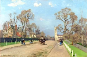 The Avenue, Sydenham 1871 by Camille Pissarro