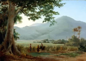 Antilian Landscape, St. Thomas, 1856, by Camille Pissarro