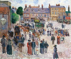 Bank Holiday, Kew 1892 by Camille Pissarro