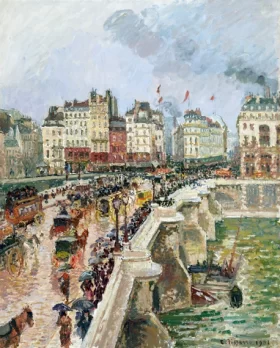 Le Pont-Neuf, après-midi de pluie 1901 by Camille Pissarro