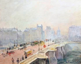 Le Pont-Neuf, effet de neige et brouillard 1902 by Camille Pissarro