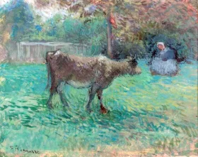 La Vachere by Camille Pissarro